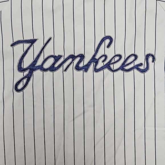 Vintage MLB New York Yankees Home Baseball American league Starter Jersey XL 90s - Picture 7 of 12